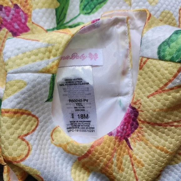 Bonnie Baby Spring Floral Dress - Picture 4 of 4